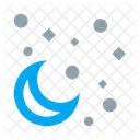 Night Moon Stars Icon