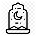 Night Ramadan Crescent Icon