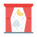 Night Rainy Scary Icon
