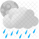Clouds Moon Night Icon