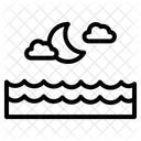 Night Sea Night Ocean Night Icon