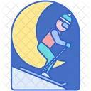 Night Skiing  Icon