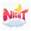 Night Sky Night Midnight Icon