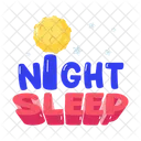 Night Sleep Good Night Starry Night Icon