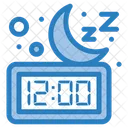 Night Sleep Sleep Time Clock Icon