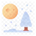 Night Snowing  Icon