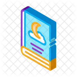 Night Story Book Icon