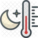 Night Temperature Forcast Icon