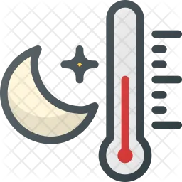 Night  temperature  Icon
