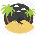 Night View Crescent Moon Night Symbol