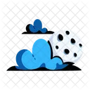 Cloudy Night Night View Night Weather Symbol