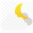 Night Weather Icon Cloud Moon Icon