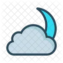 Cloud Moon Sleep Icon