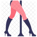 Leg Nightclub Woman Icon