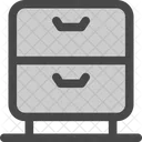 Nightstand Drawer Furniture Icon