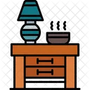Nightstand Lamp Cabinet Icon
