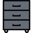 Nightstand Furniture Apartment Icon