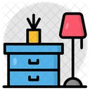 Nightstand Bedside Table Bed Table Icon