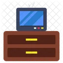 Side Table Nightstand Furniture Icon