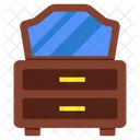 Side Table Nightstand Furniture Icon