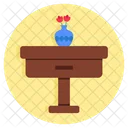 Side Table Nightstand Furniture Icon