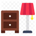 Side Table Nightstand Furniture Icon