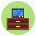 Side Table Nightstand Furniture Icon