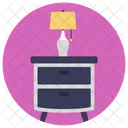 Nightstand Table Bedside Icon