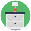 Nightstand Table Bedside Icon