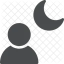 Nighttime Photo  Icon