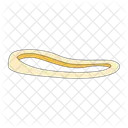 Calamari Ring Tintenfischring Ovale Form Symbol