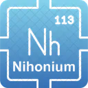 Nihonium Preodic Table Preodic Elements Icono