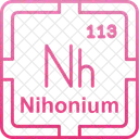 Nihonium Preodic Table Preodic Elements Icon