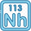 Nihonium Periodic Table Chemists Icon