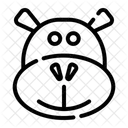 Nilpferd  Symbol