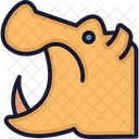 Nilpferd Zoo Tierwelt Icon