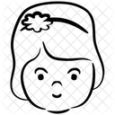 Niña africana  Icono