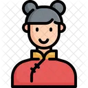 Niña china  Icono