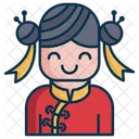 Niña china  Icono
