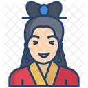 Nina China Mujer Mujer China Icono