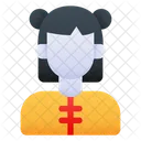 Nina China Hombre Profesion Icono