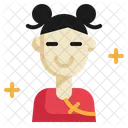 Niña china  Icono