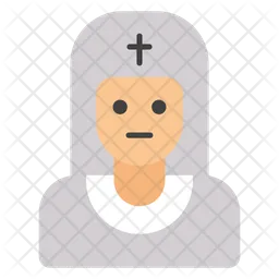 Niña cristiana Emoji Icono