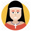 Monja Hermana Ninera Cristiana Icon