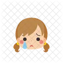 Chica Emoji Llorando Icono