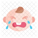 Niña llorando  Icono