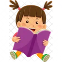 Chica Libro Nino Icon