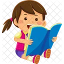 Chica Libro Nino Icon