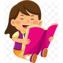 Chica Libro Nino Icon