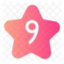Nine Number Shapes And Symbols Icon